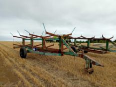 Irrigation pipe trailer