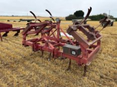 4m pig tail cultivator, linkage mounted, manual folding