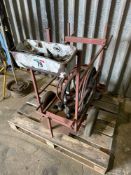 Oxy-acetylene trolley, gauge and torches