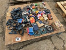 Quantity misc. bearings