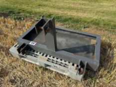 Front mounted linkage frame and carrier