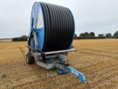 2009 Briggs 110-470 irrigation reel, single axle. Serial No: E290957 NB: Manual in the office.