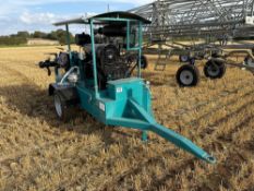 Newholme Engineering Ltd single axle irrigation pump with Deutz air cooled 6 cylinder engine, Caprar