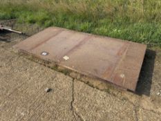 2No checker plate sheets