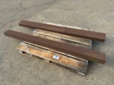 2No metal box section lengths