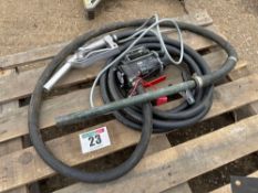 PIUSI 12v fuel pump and nozzle NB: Manual in Office