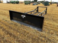 2017 JCB-Agri 12ft grain pusher with Q-fit attachments. Serial No: K3783