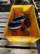 Husqvarna chainsaw boots and Stihl helmet