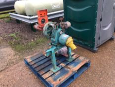 PTO driven irrigation pump, linkage mounted