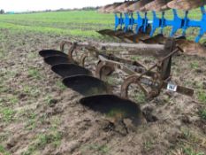 Massey Ferguson 5 furrow conventional plough, linkage mounted