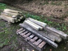 Quantity concrete fence posts