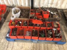 Quantity nuts, bolts and hydraulic fittings