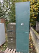 Filing cabinet with metal cabinet