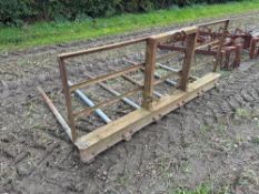 Buck rake 8ft, linkage mounted