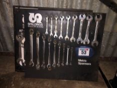 Quantity AF and metric spanners on Spaldings display board