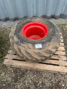 Single Goodyear 38x20.00-16 wheel and tyre
