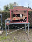 Alvan Blanch & Co seed dresser on metal stand
