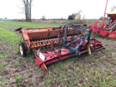 Lely Terra 3m power harrow with Falcon tine drill. No VAT
