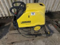 2009 Karcher HDS601C Eco hot/cold diesel steam cleaner, single phase NB: Manual in Office