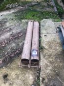 Pair bag lifting tine adapters