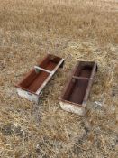 Qty. Cattle Feed Troughs
