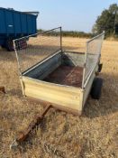 TR3000 Unbraked Trailer With Mesh Sides