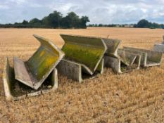 7 No. Single Concrete Feed Trough Section