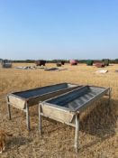 2No. 8ft Bullock Feed Trough On Legs