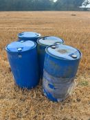 Qty. 200 Litre Plastic Barrels