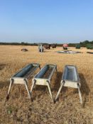 3No. 8ft Bullock Feed Trough On Legs