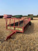 Diagonal Bar Feed Trailer