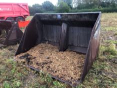 Barry Calcott 1.8m� toe-tip bucket with Volvo attachments