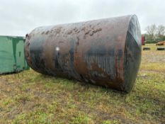 4,000gal round metal diesel tank