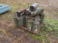 Quantity wooden markers