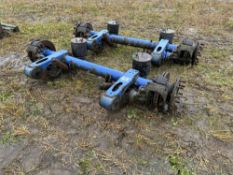 2No SAF commercial lorry axles