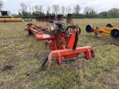 1997 Gregoire Besson 7 furrow (6+1) in furrow semi-mounted plough with  vari-width. Model No: SPWB97