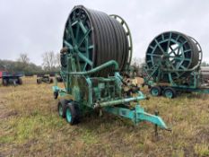 1984 Wright Rain Super Touraine 110/370 twin axle irrigation reel