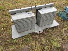 Deck weight to suit Claas Xerion with 24No 50kg wafer weights and plate