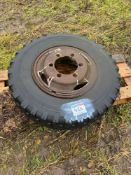 Single 7.50R16 wheel and tyre, 6 stud