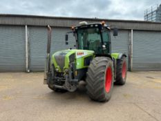 2009 Claas Xerion 3800 Trac 50kph 4wd 4ws tractor with 5 electric spools, front linkage, air brakes,