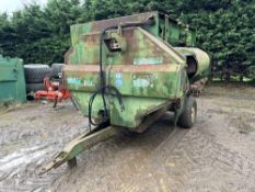 Keenan 100 single axle diet feeder with weigh cell on 12.5/80-15.3 wheels and tyres, spares or repai