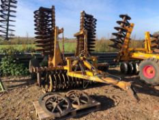 Simba Press Rolls 5m, hydraulic folding with spare rings. Model No: PR/503/55/6. Serial No: 33399041