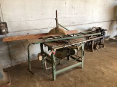 Norsaw table saw, 3 phase