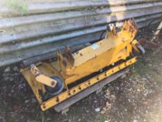 Beaver 1.6m snow plough, linkage mounted