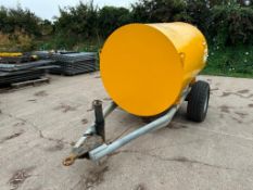2006 Fuel Proof 2,000l fuel bowser with 12v pump, filter and nozzle on 11.5/80-15.3 wheels and tyres
