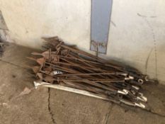 Quantity electric fencing posts