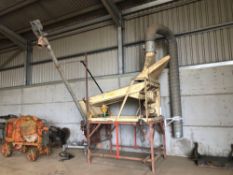 Turner grain cleaner, 3phase with rape, bean and barley and wheat sieves