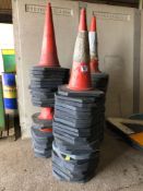 Quantity traffic management cones