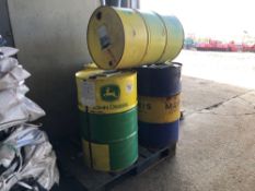 Quantity used oil drums