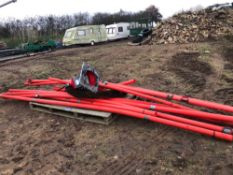 Approx 100ft centreless auger system with motor